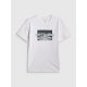 9. T-shirt regular z nadrukiem męski 4F 4FRSS26TTSHM3658-10S