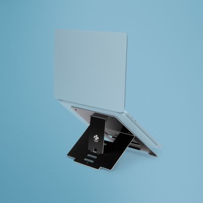 10. Riser Flexibel Laptopständer – verstellbar – schwarz – Schwarz – 25,4 cm (10 Zoll) – 55,9 cm (22 Zoll) – Aluminium – 5 kg – 135 – 220 mm