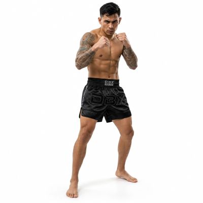 2. Spodenki tajskie męskie czarne V1 COMBATWEAR | DBX Bushido