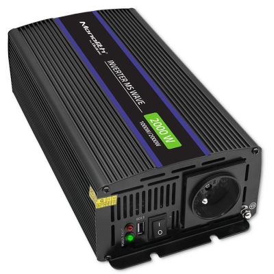 2. Qoltec Przetwornica napięcia Monolith 2000 MS Wave | 12V na 230V | 1000/2000W | USB