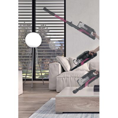 46. Hoover HF610HX 011 Pionowy odkurzacz Bateria Suchy EPA Bez worka 0,7 l 650 W Purpurowy 4 Ah