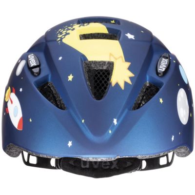 8. Kask rowerowy dziecięcy uvex kid 2 cc dk.blue rocket m.46-52 cm