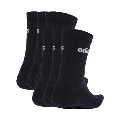 6. Skarpety adidas Linear Crew Socks Cushioned 6 Pair Pack czarne JL6094