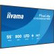 iiyama LH5566UHSB-B1AG signage display Płaski panel Digital Signage 139,7 cm (55") LCD Wi-Fi 800 cd/m2 4K Ultra HD Czarny Procesor wbudowany Android 24/7