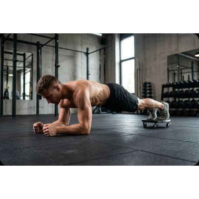 3. Core Wheel - Talerz do ćwiczeń mięśni core | DBX Bushido