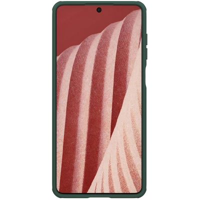 3. Nillkin Super Frosted Shield Pro wytrzymałe etui pokrowiec Samsung Galaxy A73 zielony