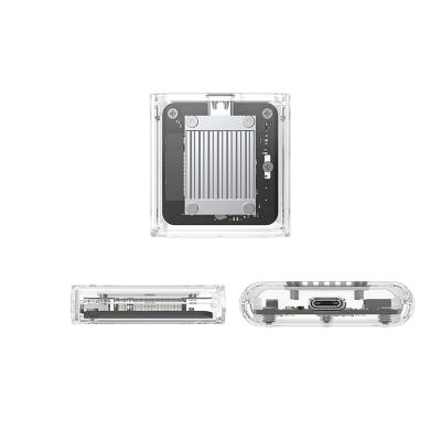 2. Kieszeń dyskowa Orico TC20-M2-10G M.2 NVME USB-C 3.2 - przezroczysta