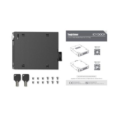 We-Ra. IcyDock 1x 2.5" u.2/U.3 NVMe to PCIe 5.0 MCIO SFF-TA