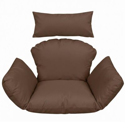 4. KOKON FOTEL WISZĄCY 105x195CM CIEMNY BRĄZOWY