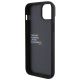 7. Etui BMW Leather Stamp Tricolor do iPhone 15 Plus - czarne