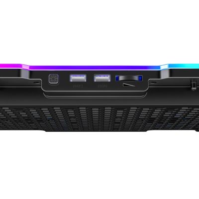 5. Podstawka Wozinsky WDCX-A26 NitroCool RGB chłodząca gamingowa pod laptop - czarna