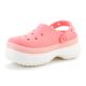 3. CROCS CLASSIC FROSTED STACKED CLOG GUAVA 212567-6UI