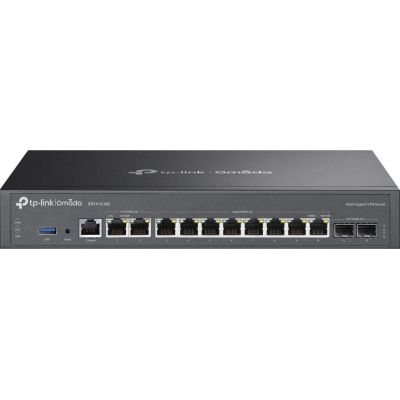 6. TP-Link Omada ER7412-M2 ruter 2.5 Gigabit Ethernet, Gigabit Ethernet Czarny