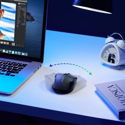 9. Mysz Ugreen MU006 optyczna bezprzewodowa USB 2.4GHz 4000 DPI - czarna