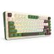 6. REDRAGON K681CGC-RGB-PRO Cyrus klawiatura USB + RF Wireless + Bluetooth Biały, Zielony