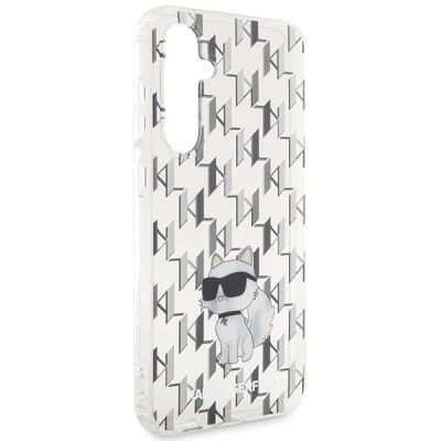 4. Etui Karl Lagerfeld Monogram Choupette na Samsung Galaxy S23 FE - przezroczyste