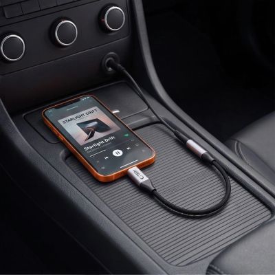 7. Adapter Tech-Protect Ultraboost USB-C to Mini Jack 3.5mm DAC - ciemnoszary