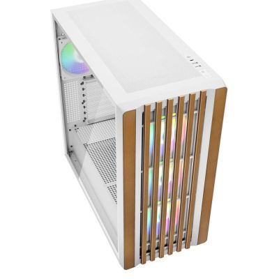 9. Pokrowiec Sharkoon Rebel C70G RGB ATX 1xSzkło białe