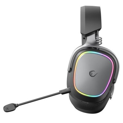 3. Słuchawki Rampage RETSU Słuchawki bezprzewodowe nauszne BT 2.4G RGB czarne