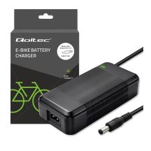 Qoltec Szybka Ładowarka do roweru skutera elektrycznego  36V | 42V | 4A | 5.5*2.1 +kabel zasilający