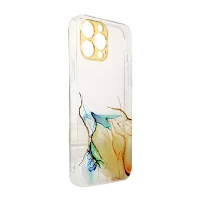 2. Marble Case etui do Xiaomi Redmi Note 11 żelowy pokrowiec marmur pomarańczowy