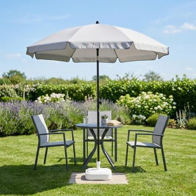 27. PARASOL OGRODOWY 185CM SZARY