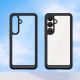 8. Etui Outer Space Case na Samsung Galaxy S25 Edge pokrowiec z elastyczną ramką - czarne