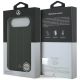 8. Etui Mercedes Leather Laurel Leaves Stripes MagSafe do iPhone 17 Air - czarne
