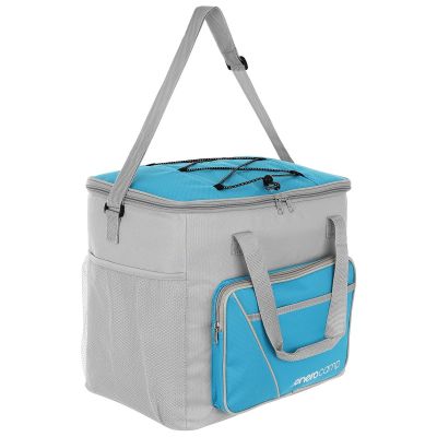 2. TORBA TERMICZNA 36x25x33CM BŁEKITNO SZARA 30L ENERO CAMP