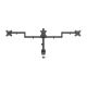 2. Hama 00220899 uchwyt / stojak do monitorów 68,6 cm (27") Biurko Czarny