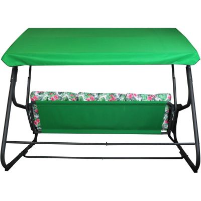 4. HUŚTAWKA OGRODOWA 3-OSOBOWA MATYLDA Z MOSKITIERĄ