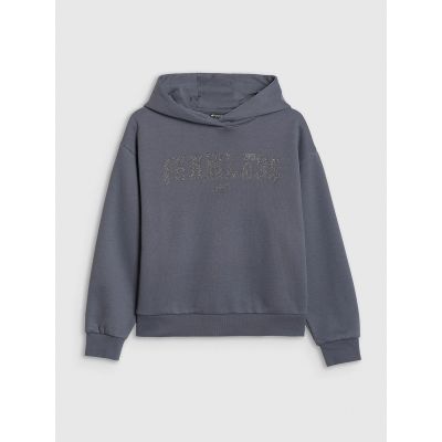 7. Bluza dresowa loose z kapturem dziewczęc 4F 4FJRSS26TSWSF2627-22S