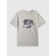9. T-shirt regular z nadrukiem męski 4F 4FRSS26TTSHM3657-27S