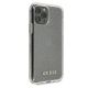 5. Etui Guess Glitter na iPhone 11 Pro Max - srebrne