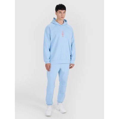 2. Bluza dresowa nierozpinana z kapturem męska 4F 4FRSS25TSWSM2111-34S