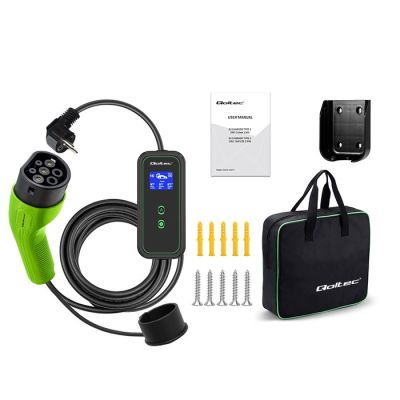 7. Qoltec Mobilna ładowarka EV 2 w 1 typ2, 3.5kW, 230V