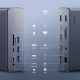 5. Stacja dokująca USB-C Baseus UnionJoy 2xHDMI4K@60Hz 1xDP4K@60Hz 3xUSB-A3.0 2xUSB-C3.0 2xUSB-A2.0 1xRJ45 PD PC 1xSD+TF 1x3.5mm minijack - szara
