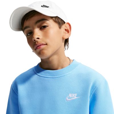 3. Bluza dla dzieci Nike Sportswear Club Fleece jasnoniebieska FD3006 497