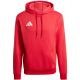 8. Bluza męska adidas Entrada 26 Hoody czerwona JZ6576