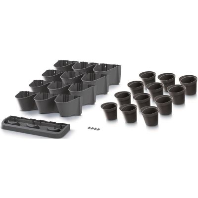 40. KWIETNIK OGRÓD WERTYKALNY STOJĄCY ANTRACYT