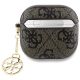 2. Etui Guess 4G Charm Collection na AirPods 4 - brązowe