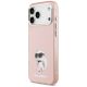 2. Etui Karl Lagerfeld IML Aquarelle Choupette & Logo MagSafe na iPhone 17 Pro - różowe
