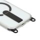 7. Etui na iPhone 17 z podstawką krótkim paskiem 30 cm i długim paskiem 120 cm kompatybilne z MagSafe - czarne