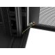 13. Szafa instalacyjna rack stojąca 19" 37U 800X800 czarna drzwi perforowane LCD Lanberg (Flat Pack)