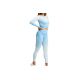 GymHero Ombre Rushguard Longsleeve LONG-BABYBLUE Niebieskie M