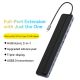 10. Baseus EliteJoy Gen2 uniwersalny HUB USB 12w1 z kablem USB-C 25cm podstawka pod notebook USB-A / USB-C / DP / HDMI / SD / TF / RJ45 / 3,5mm jack / PD 100W szary (WKSX030213)