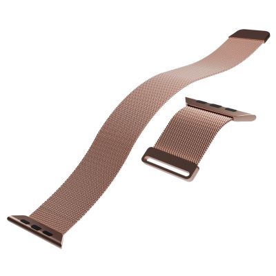 10. Pasek ze stali nierdzewnej Puro Milanese do Apple Watch 38 / 40 / 41 mm - różowy