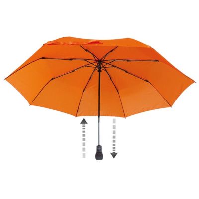 2. EuroSCHIRM light trek automatic Pomarańczowy Włókno szklane Poliester Kompaktowy Parasol przeciwdeszczowy