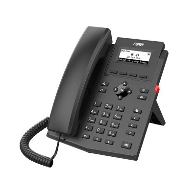 2. Fanvil X301W telefon VoIP Czarny 2 linii LCD Wi-Fi