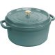 STAUB LA COCOTTE Garnek żeliwny okrągły 2.2 ltr, eukaliptusowy